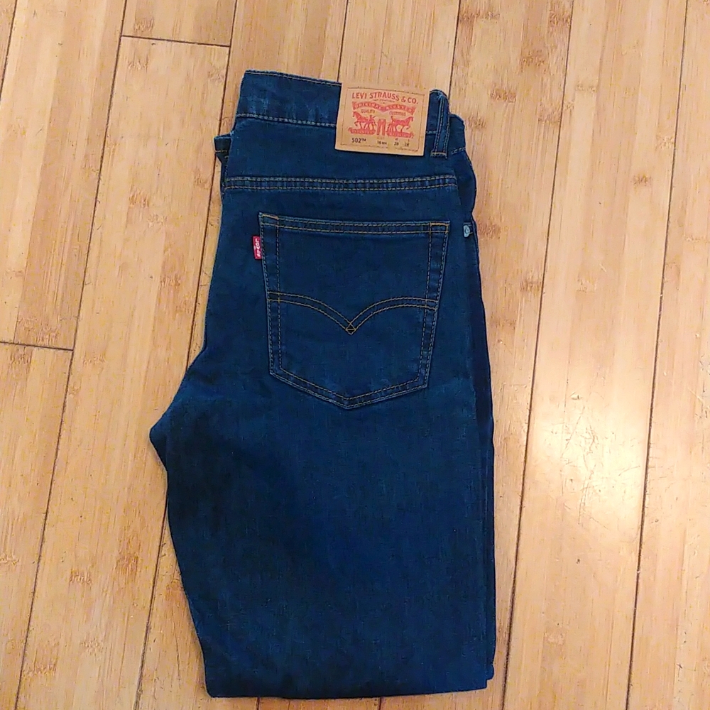 Levi's 502 Boys Jeans Size 16 Reg/Taper
